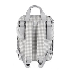 PASITO- MOCHILA I LOVE VICHY GREY