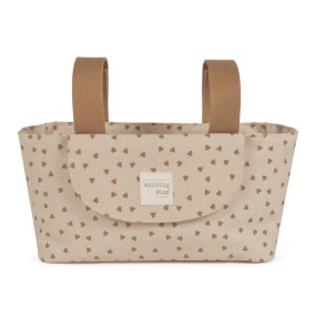 PASITO- BOLSA ORGANIZADORA HEARTS POPPY CINNAMON