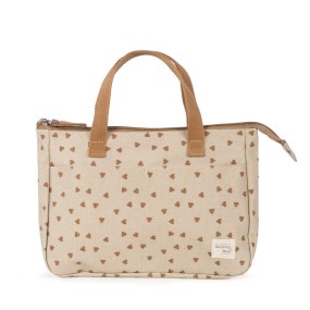 PASITO- NECESSAIRE HEARTS POPPY CINNAMON