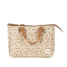 PASITO- NECESSAIRE HEARTS POPPY CINNAMON