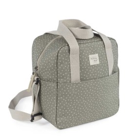 PASITO- BOLSA TÉRMICA POLKA DOT POPPY MOSS