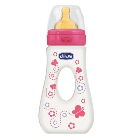 CHICCO- BIBERAO PASSEIO WB 240ML GIRL LATEX