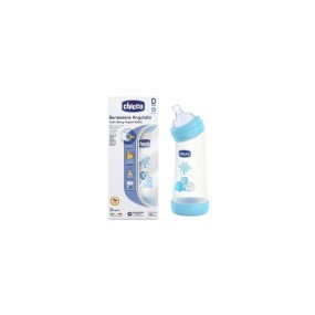 CHICCO- BIB BENESSERE ANGULAR 250ML BOY SILICONE