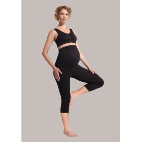 CARR- MATERNITY  SUPPORT LEGGINS RECYCLED BLACK TAM: S