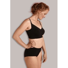 CARR- ORGANIC MATERNITY & NURSING BRA BLACK XL